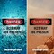 Signmission H2S May Be Present Danger Sign, Plastic, 10in W x 7in L, 2PK OS-2PACK-DS-P-710-L-1829 - alternate 7